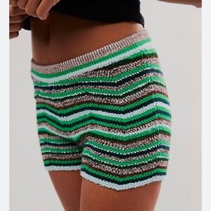 Free people knit mini shorts